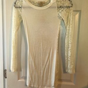 Long sleeve white shirt